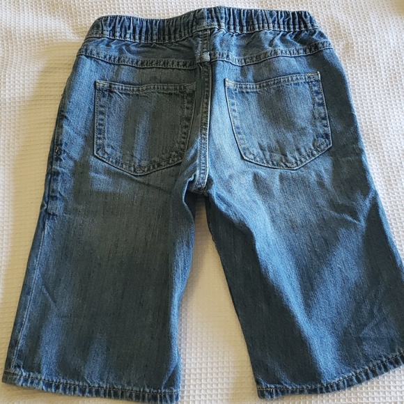 Gap Boys Size 10-11 Large Long Blue Denim Jean Shorts - Picture 2 of 2